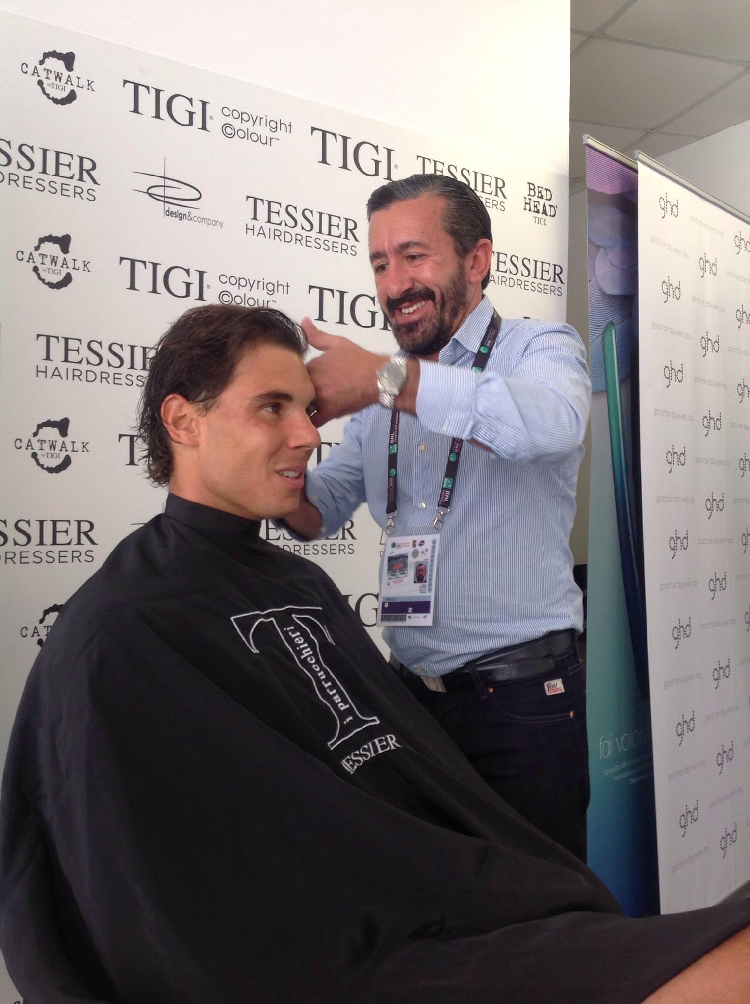 Tessier Hairdressers_Carlo Tessier_Rafael Nadal