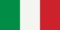 Vector Italian Flag Design. Horizontal composition with copy space.